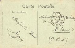 Paris CPA Which occurred of the Wood of Boulogne and Arc de Triomphe