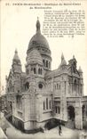Paris CPA Montmartre Basilique du Sacre Coeur 