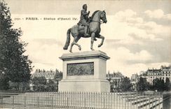 Paris CPA Statue d'Henri IV