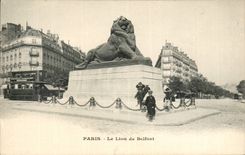 Paris CPA the lion of Belfort