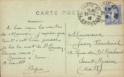 Paris CPA Panorama taken of the 2nd platform of the Eiffel Tower towards Trocadero