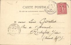 Paris CPA Rue Lafayette Sqaure Montholon