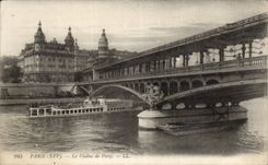 Paris CPA Le viaduc de Passy