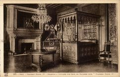 Pau CPA the castle of Henri IV Room has to lay down kings de Navarre known as room Henri IV