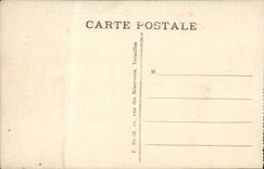 Versailles CPA View of the park and the castle