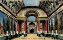 Versailles CPA the castle Gallery of the battles