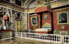 Versailles CPA the castle the room of Louis XIV