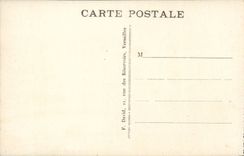 Versailles CPA the castle the room of Louis XIV