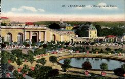 Versailles CPA the castle the orangery of the palate