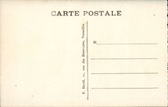 Versailles CPA the castle Large water Basin of Neptune