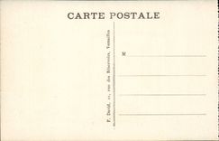 Versailles CPA the castle Large water in the gardens of Trianon the shell