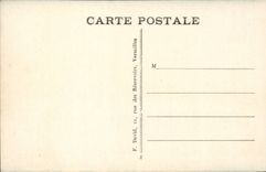 Versailles CPA the castle Hamlet of Marie Antoinette dairy and the tower of Malborough