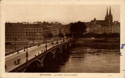 Bayonne CPA the bridge Saint Spirit