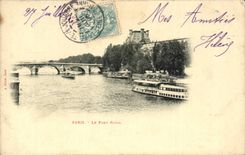 Paris CPA Le pont royal
