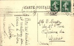 Paris CPA L'hotel de ville et le pont d'Arcole