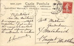 Paris CPA Vue sur le nouveau Louvre et la Seine