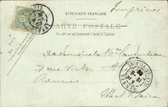 Paris CPA the fountain Saint Michel