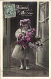 CPA Fantaisie Enfant Bonne annee