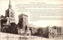 Gaumen Avignon-CPA der Papste
