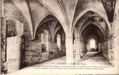 Gaumen Avignon-CPA der Papste