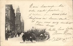 Paris CPA Quai aux fleurs (marche)