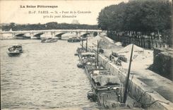 Paris CPA Pont de la Concorde pris du pont Alexandre 