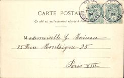 Paris CPA La Seine et les Tuileries