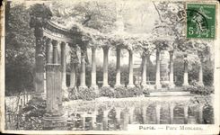 Paris CPA Park of heap