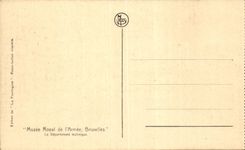 Belgie Belgium royal Museum of the Brussels army the technical department (militaria)