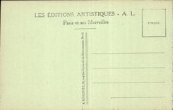 Paris CPA the opera the place and the station of the subway