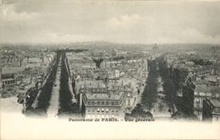 Paris CPA Panorama View
