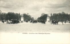 Paris CPA Which occurred of the Champs Elysees