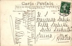 Paris CPA Notre Dame Tympan du portail de gauche