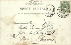 Paris CPA Park Heap the colonnade