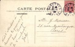 Paris CPA the wood of Boulogne in winter the walk around the lake