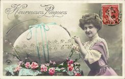 CPA Fantasy Woman Easter Easter