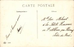 CPA Fantaisie Paysage Boeuf Troupeau d'elevage