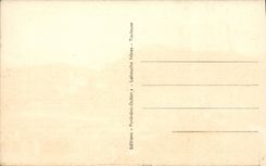 Lourdes CPA View on the basilica of the road of Pau