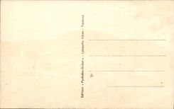 Lourdes CPA Seen on Gave and the basilica