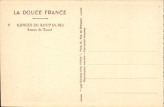 CPA Falle des Wolf (Wolf) Eingangs des Tunnels