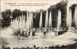 CPA Versailles large water of the basin of Neptune