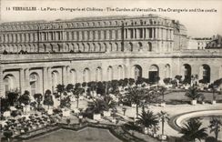 CPA Versailles the park the orangery and castle
