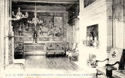 Pau CPA der Raum Schloss Henri-IV von Henry d Albert
