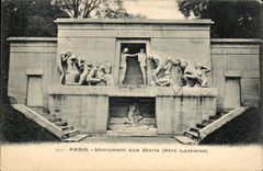 Paris CPA War memorial (Father Lachaise cemetery)