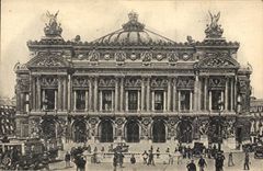 Paris CPA Opera and subway station