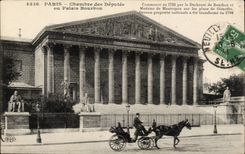 Paris CPA House of Commons or palate Bourbon