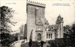 Pau CPA das Schloss Henri IV der Aufsatz und die Wolbung