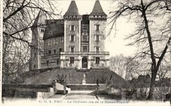Pau CPA das Schloss Henri IV (gesehene niedrige Anlage)