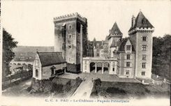 Pau CPA die Direktion Front Schloss Henri-IV