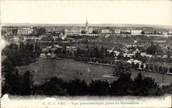 Panoramische Ansicht die Pau-CPA vertreten von Guindalos